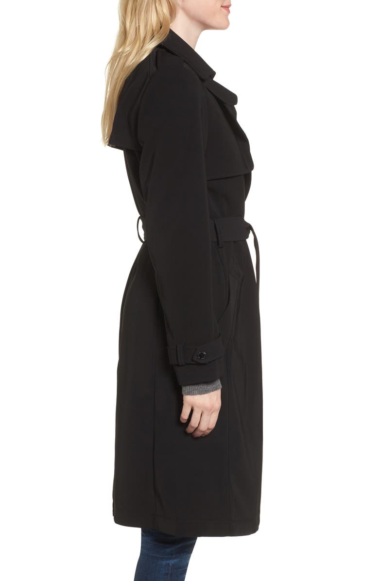 Donna Karan New York DKNY French Twill Water Resistant Trench Coat, Alternate, color, 