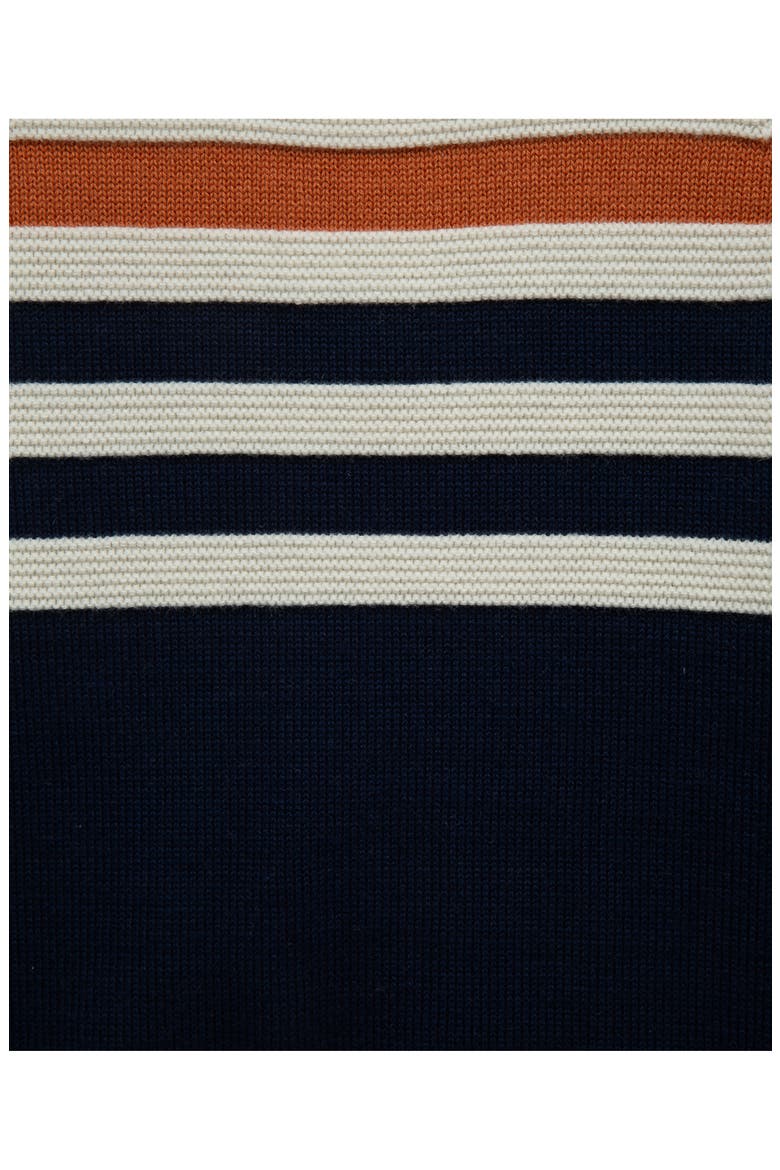 Blue Stripe Cotton Sweatshirt & Sweatpants Set, Alternate, color, BLUE