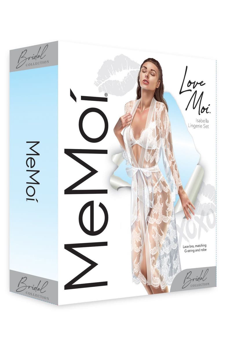 MeMoi Isabella 3-Piece Lingerie Set, Alternate, color, 