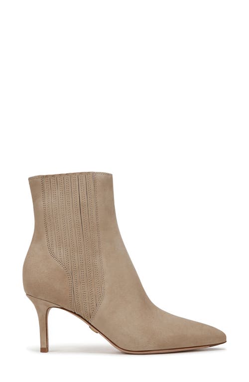 Veronica Beard Lisa 70mm Pointed Toe Bootie In Sand