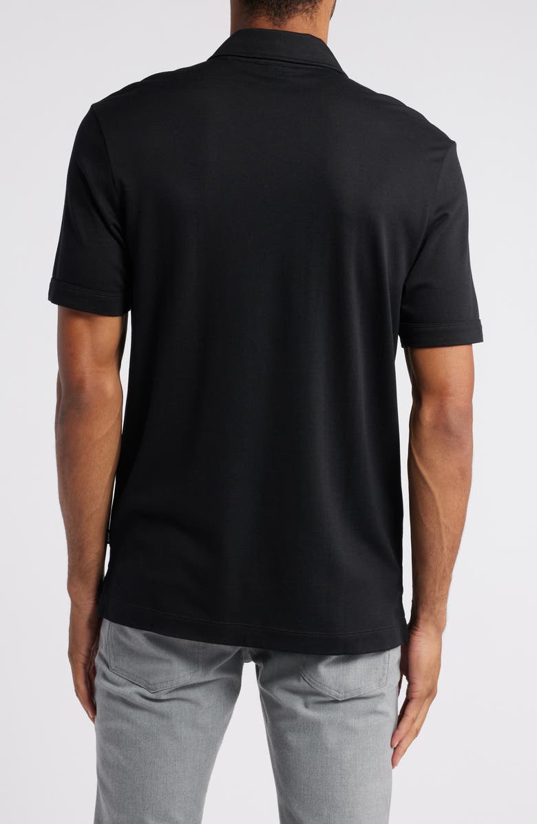 BOSS Press Lyocell & Cotton Polo, Alternate, color, 