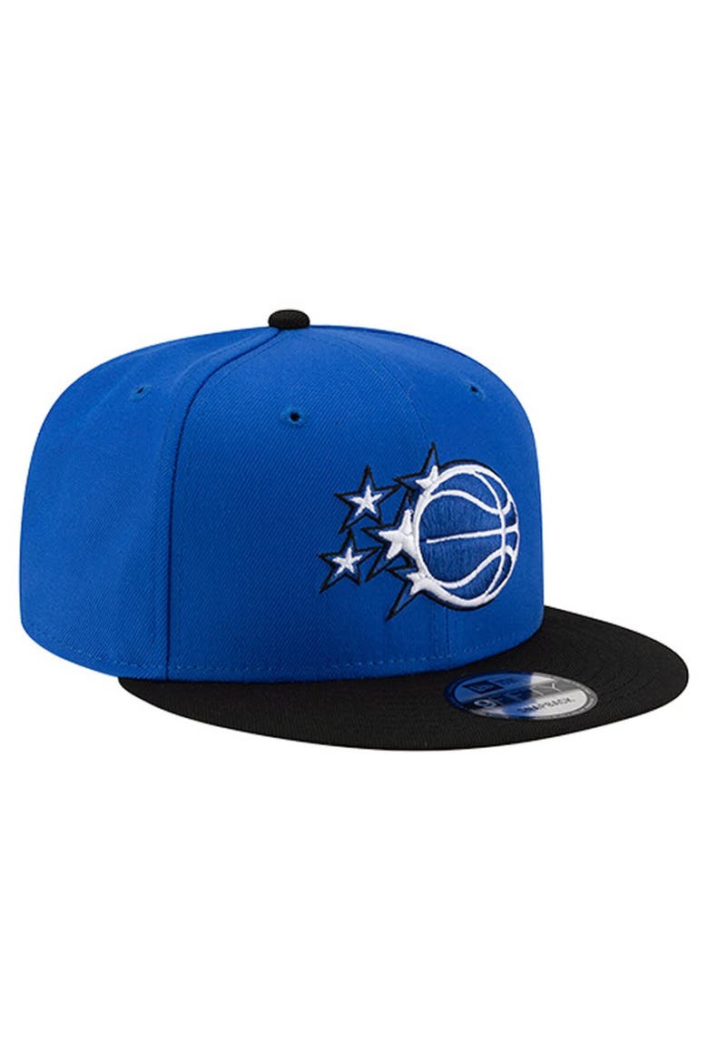Men's New Era Blue/Black Orlando Magic Two-Tone 9FIFTY Snapback Hat, Alternate, color, Blue