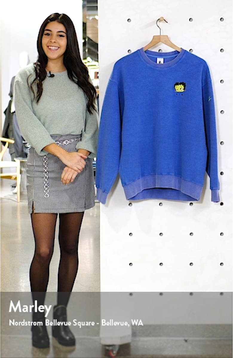 x Olivia Kim NRG Fleece Crewneck Sweatshirt, sales video thumbnail