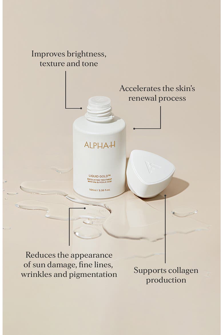 Liquid Gold Exfoliating Treatment with 5% Glycolic Acid, Alternate, color, NO COLOR