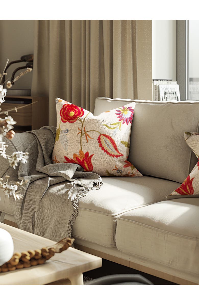 GAURI KOHLI Foshan Throw Pillow Cover, Alternate, color, Multicolored