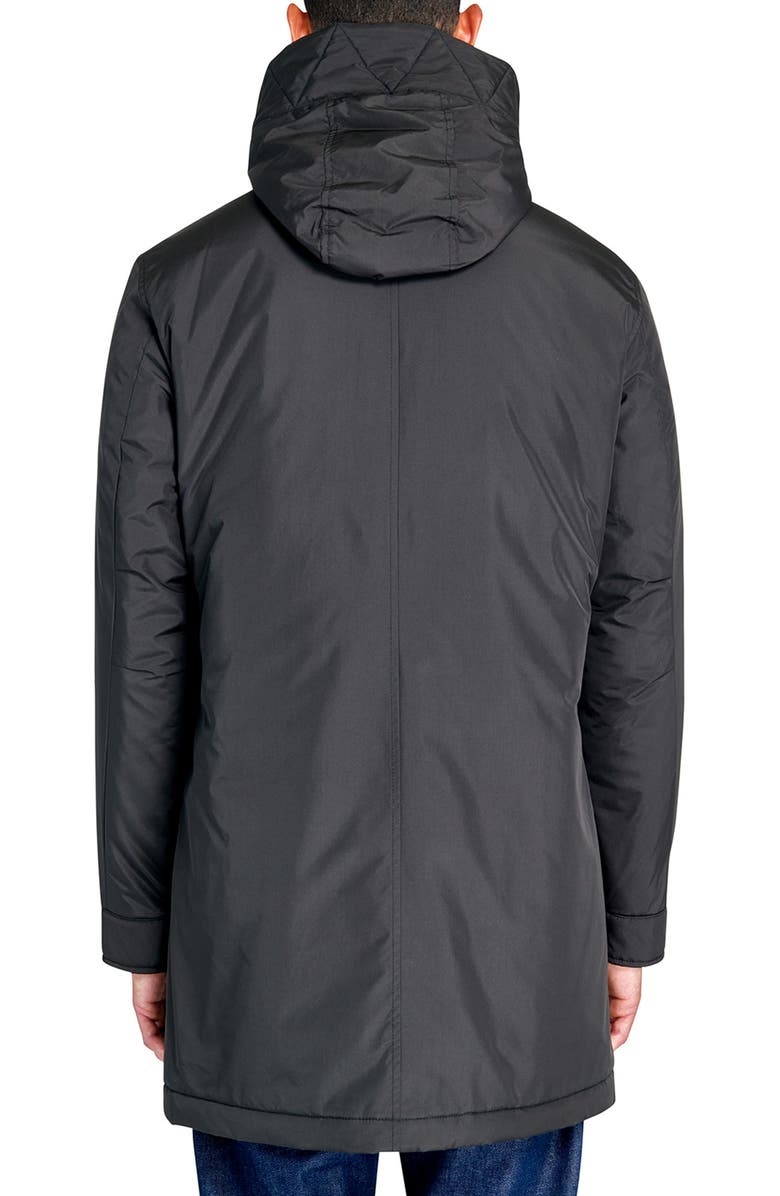 Brooklyn Brigade Solid Recycled Utility Parka, Alternate, color, Black