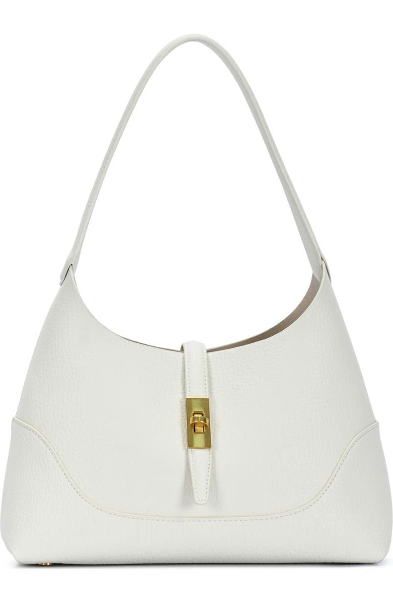 Miztique Buckle Shoulder Bag, Main, color, Bone