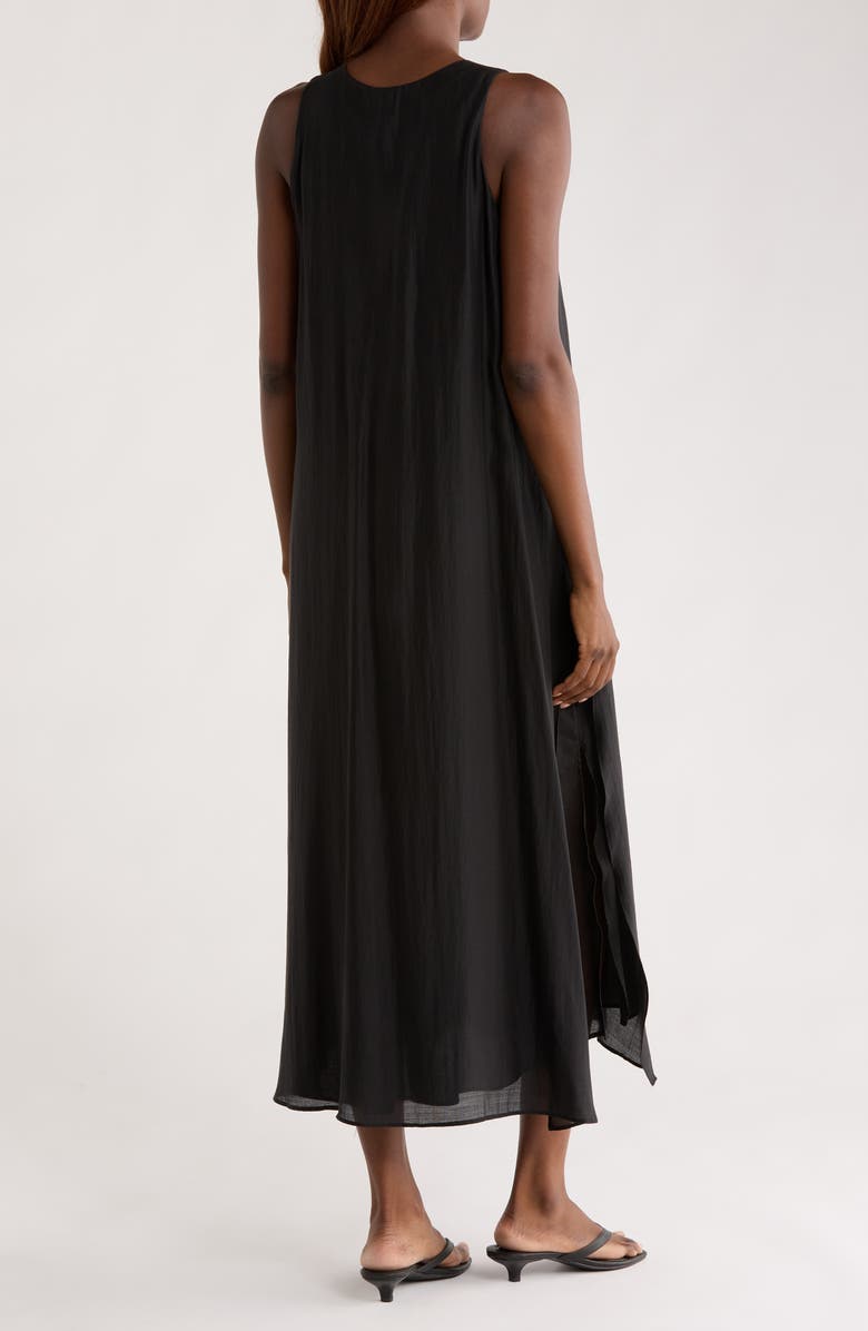 MELLODAY V-Neck Sleeveless Dress, Alternate, color, Black