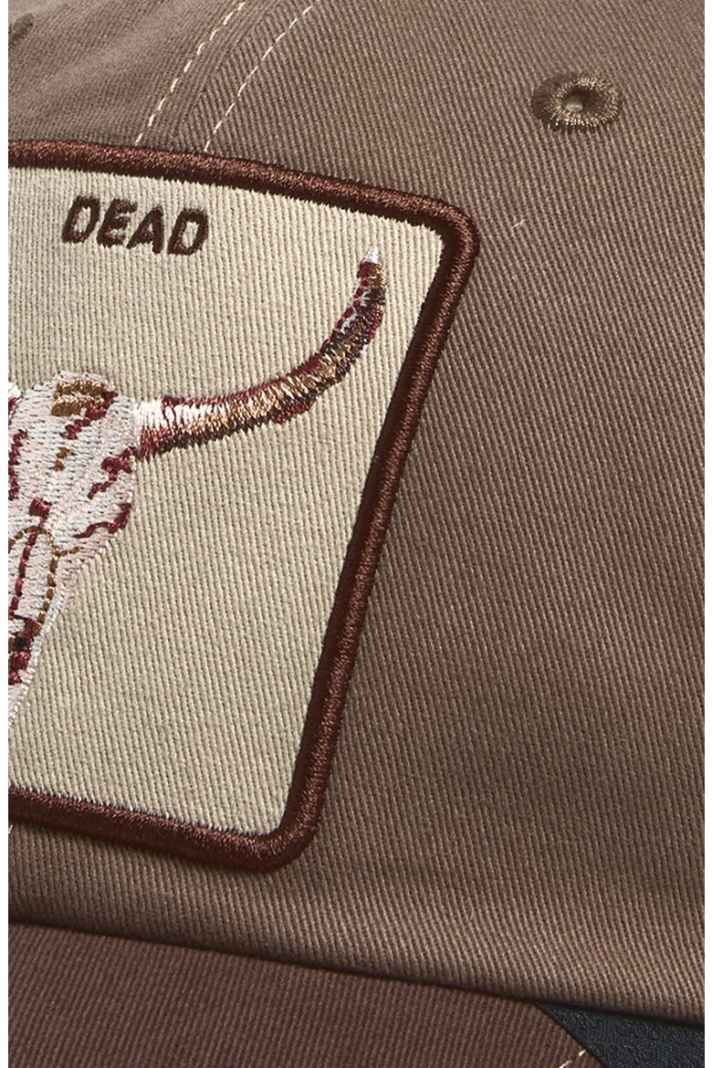 Dead Skull Baseball Cap, Alternate, color, GROUND