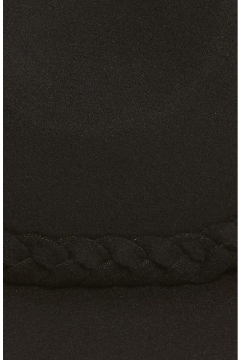 Capelli of New York Floppy Brim Fedora, Alternate, color, BLACK