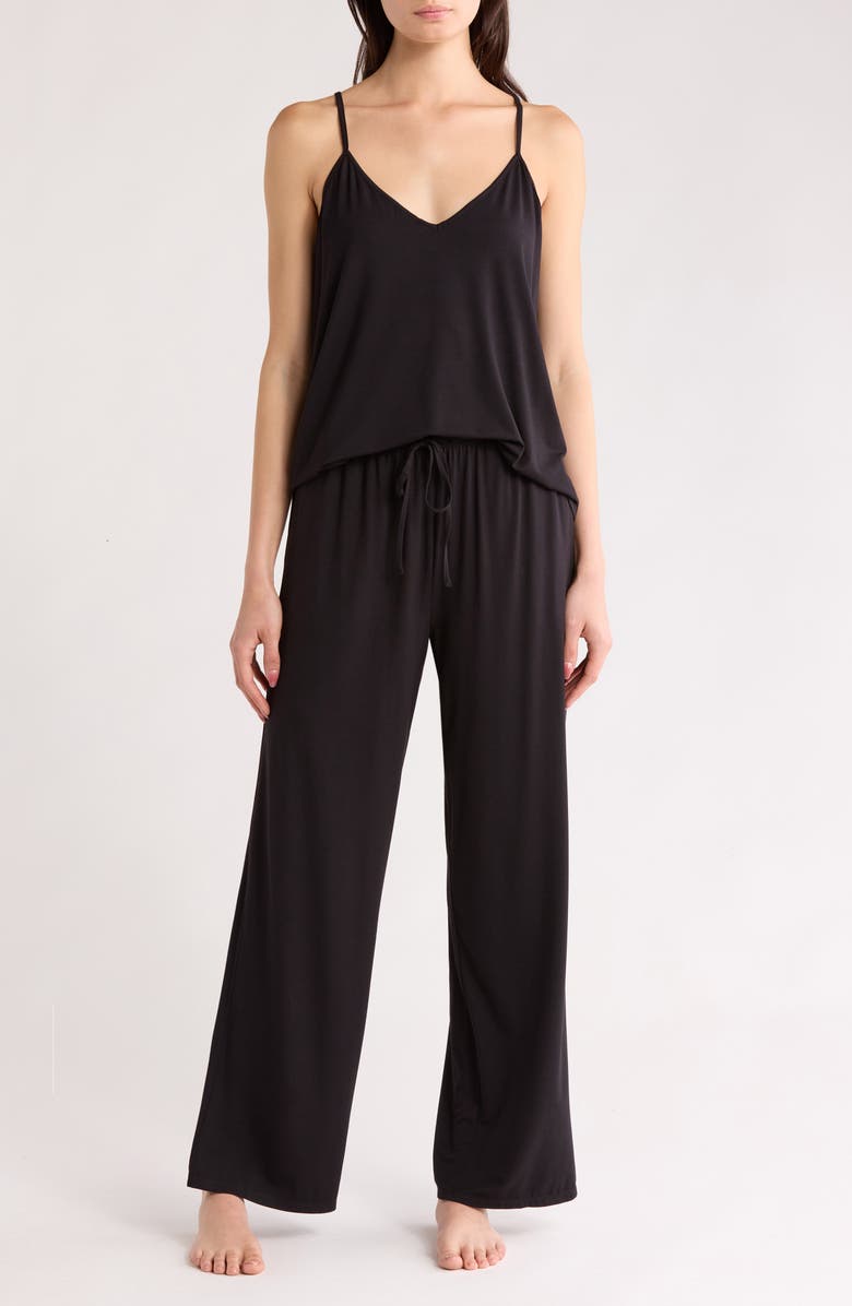 Nordstrom Cool Touch Cami Pajamas, Main, color, Black