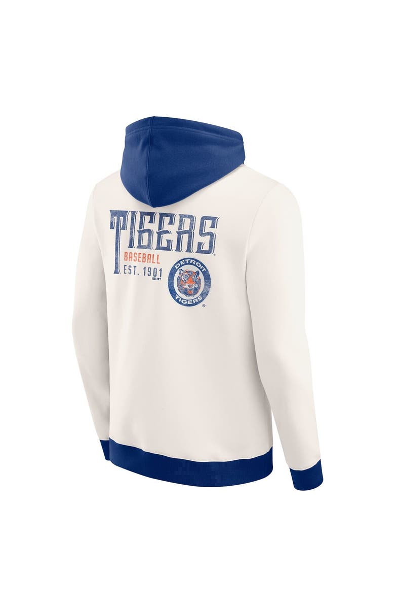 Darius Rucker Collection by Fanatics Men's Darius Rucker Collection by Fanatics Cream Detroit Tigers Polar Fleece Full-Zip Hoodie, Alternate, color,