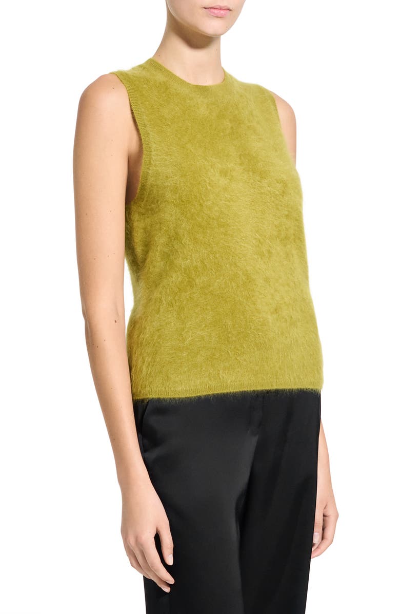Theory Cashmere Sleeveless Sweater, Alternate, color, Dark Pear