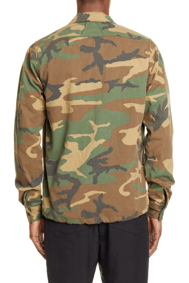 Camo Twill Field Jacket, Alternate, color, CAMO