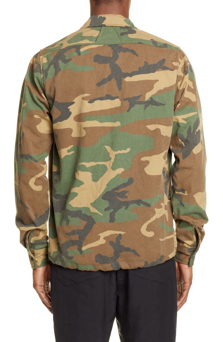 Rhude Camo Twill Field Jacket, Alternate, color, 