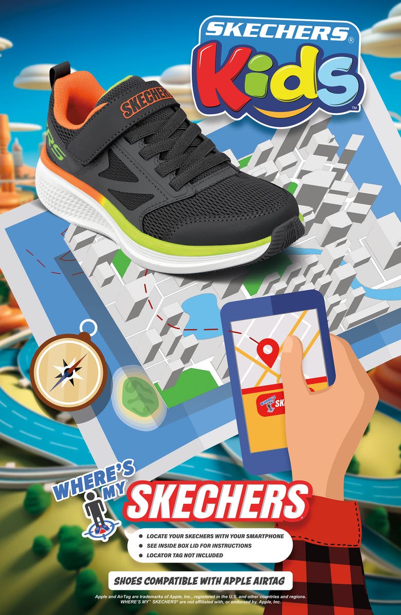 SKECHERS Kids' Go Run Elevate 2.0 Sneaker, Alternate, color, Charcoal