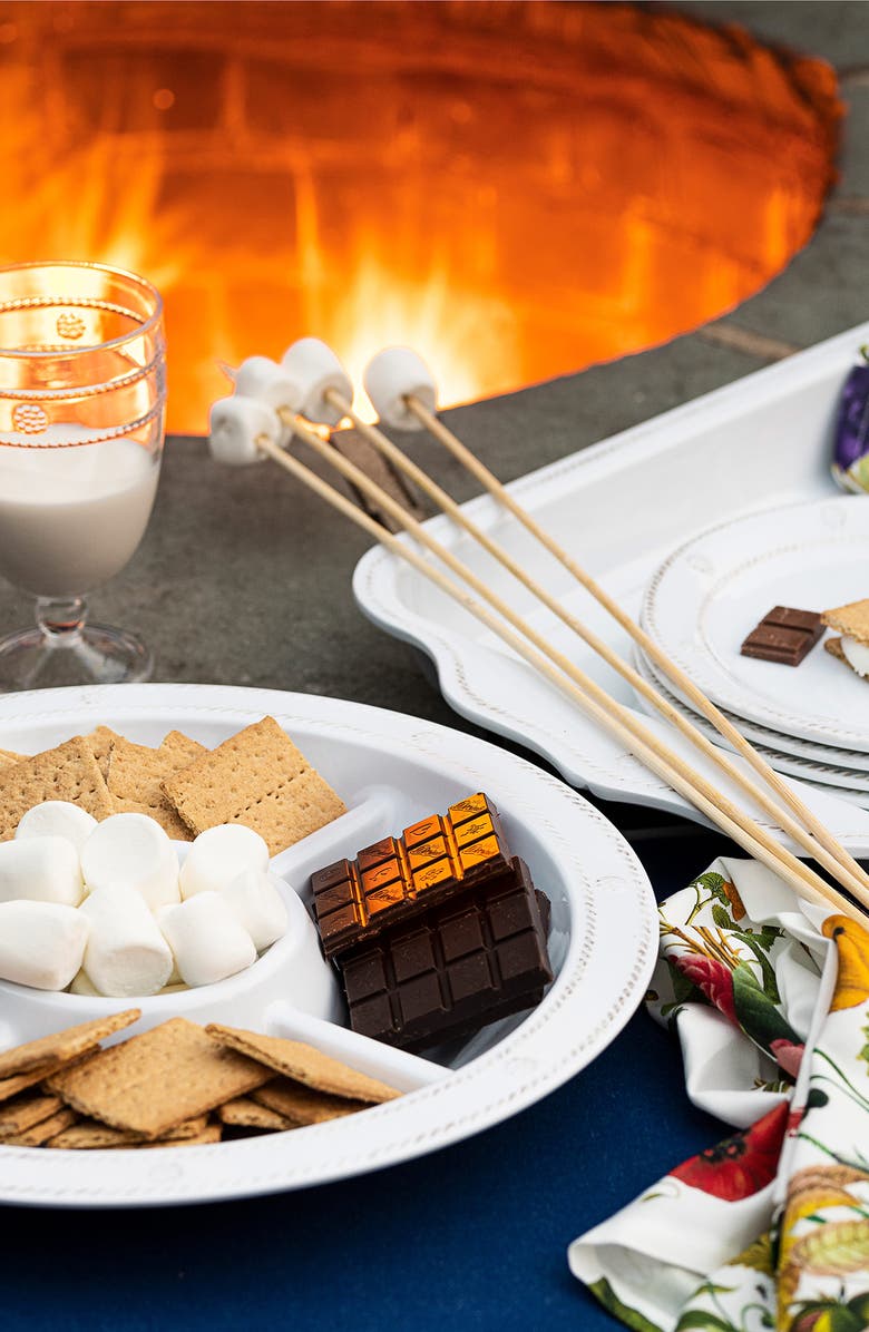 Juliska Berry and Thread Sectioned Melamine Serving Tray, Alternate, color, Whitewash