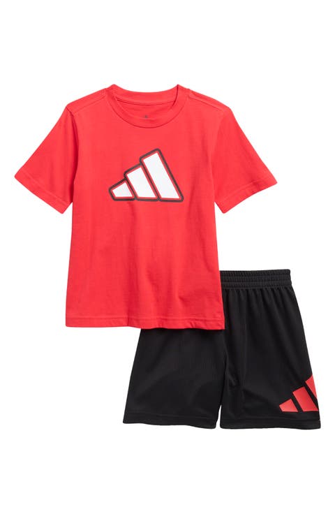 Performance Graphic T-Shirt & Shorts Set (Toddler)