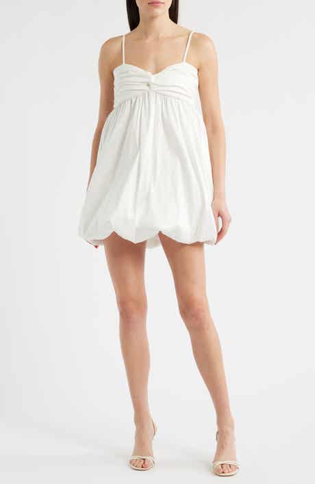 LIKELY Serefina Mixed Media Bubble Minidress