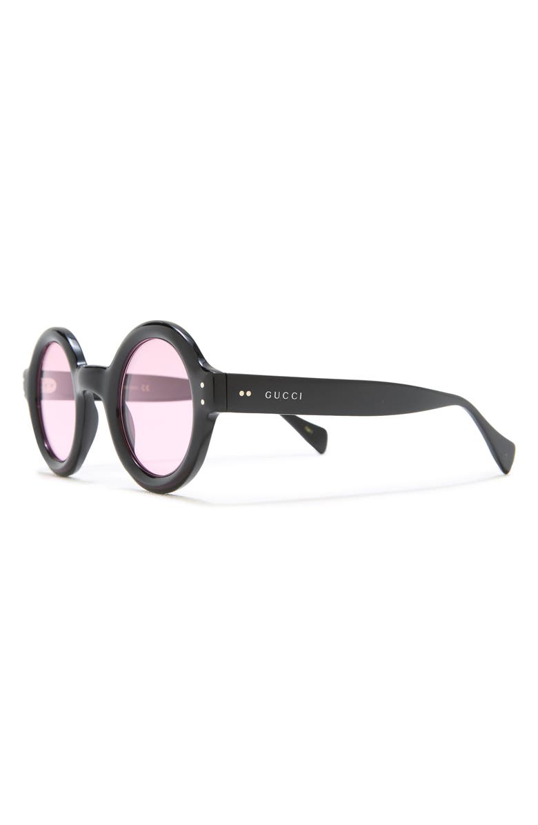 Gucci 46mm Round Sunglasses, Alternate, color,