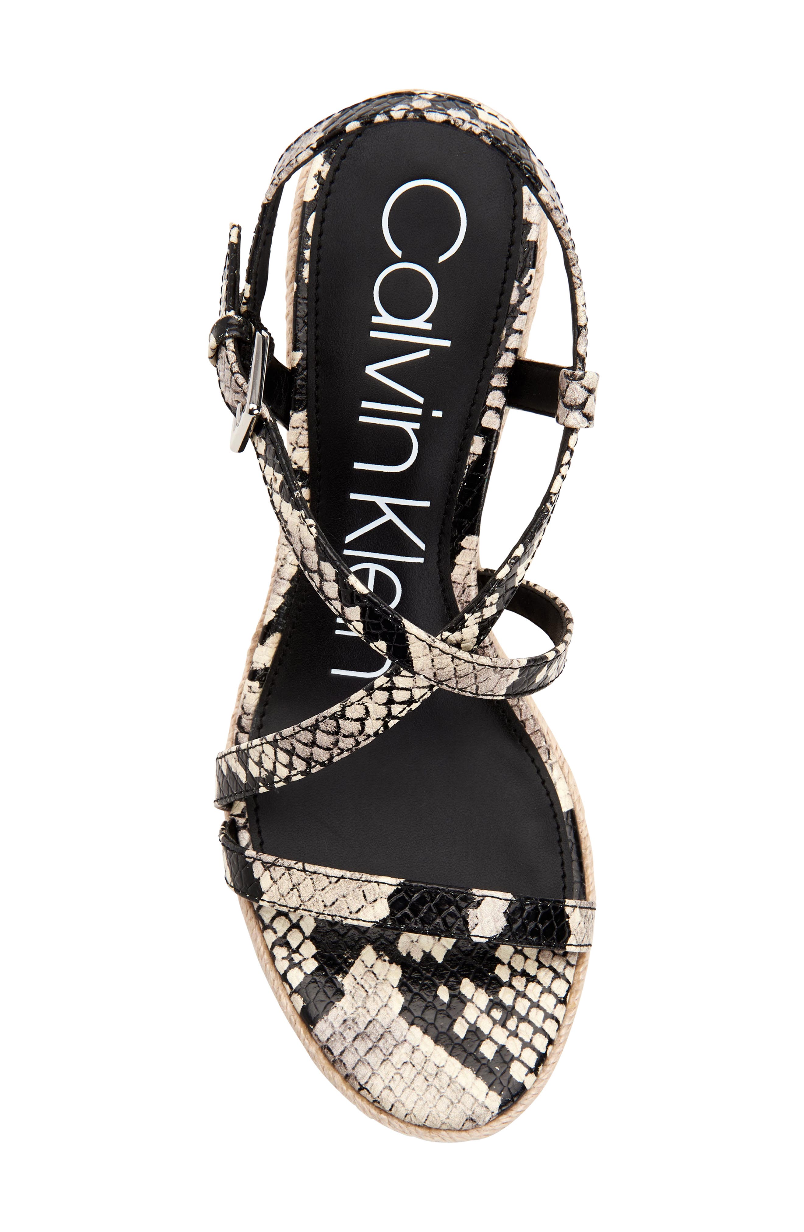 Bellemine Espadrille Wedge Sandal, Alternate, color, SNAKE PRINT LEATHER