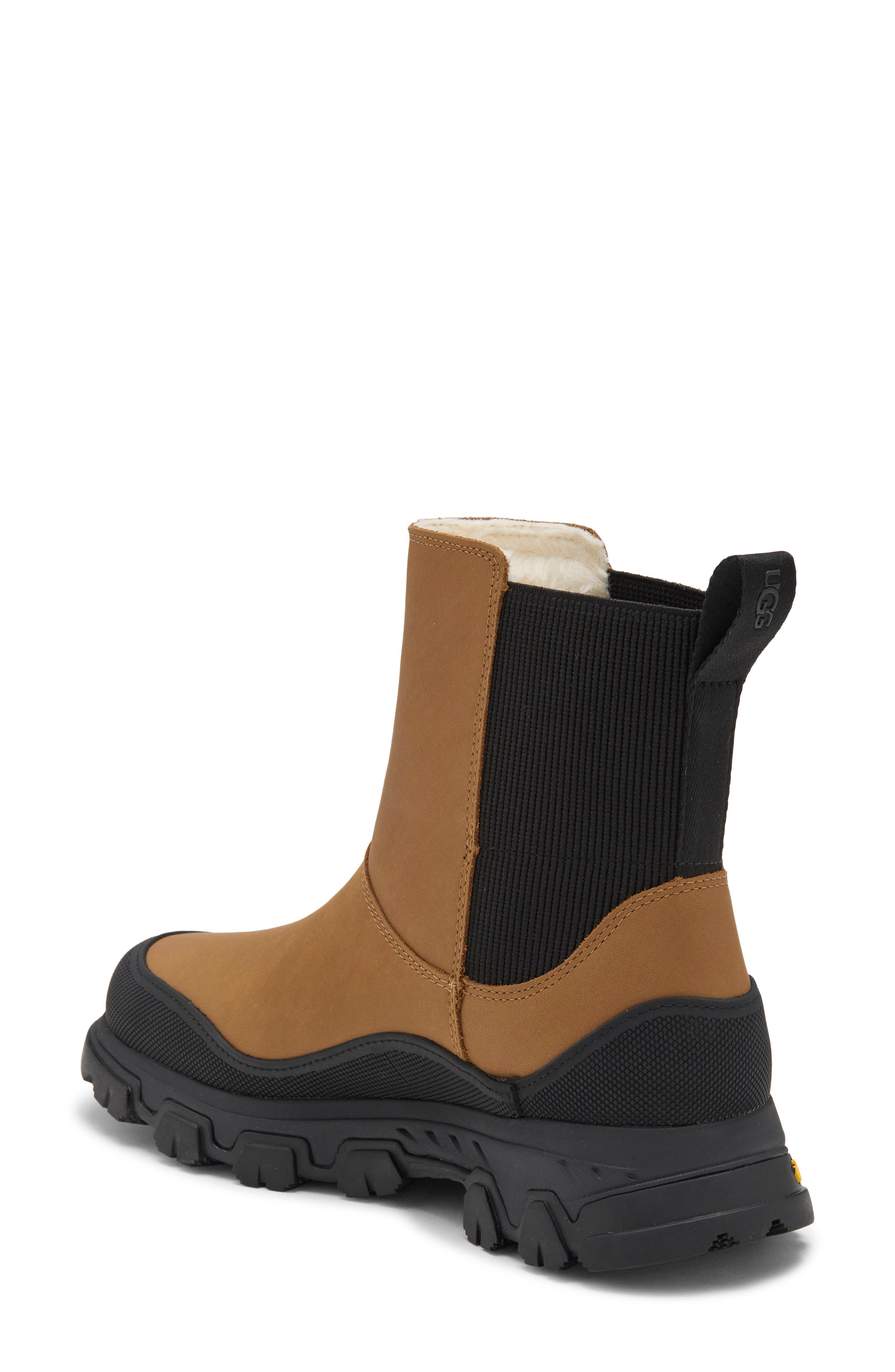 Metrotrek Leather Chelsea Boot, Alternate, color, CHESTNUT