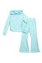 Kids' Cinched Hoodie & Flare Leggings Set