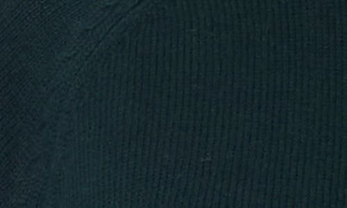 Vince Camuto Raglan Sleeve Crewneck Cardigan In Green