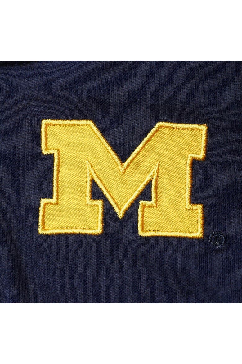 Toddler Colosseum Navy/Heathered Gray Michigan Wolverines Poppies Hoodie and Sweatpants Set, Alternate, color, Navy