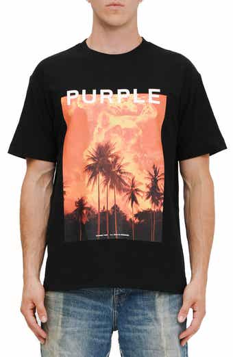 【オススメ】PURPLE BRAND / ロゴ入り コットン ダメージTシャツ PURPLE BRAND Logo Cotton Graphic T-Shirt | Nordstrom