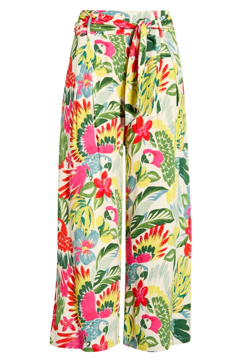 Wissa Tropical Bien Wide Leg Pants, Alternate, color, BRIGHT-MULTI