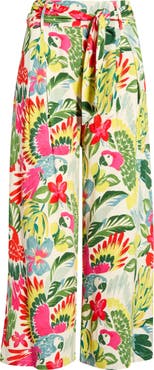 SUGARLIPS Wissa Tropical Bien Wide Leg Pants