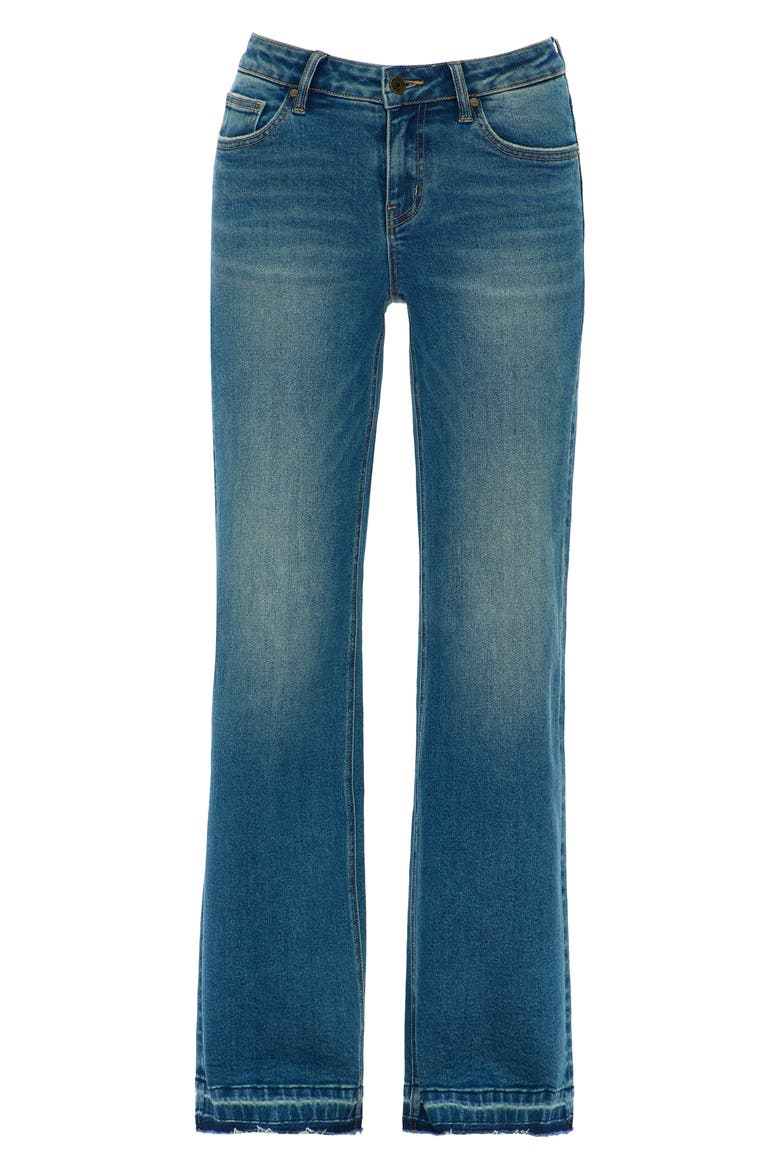 Low Rise Wide Leg Jeans, Alternate, color, RETRO DARK BLUE