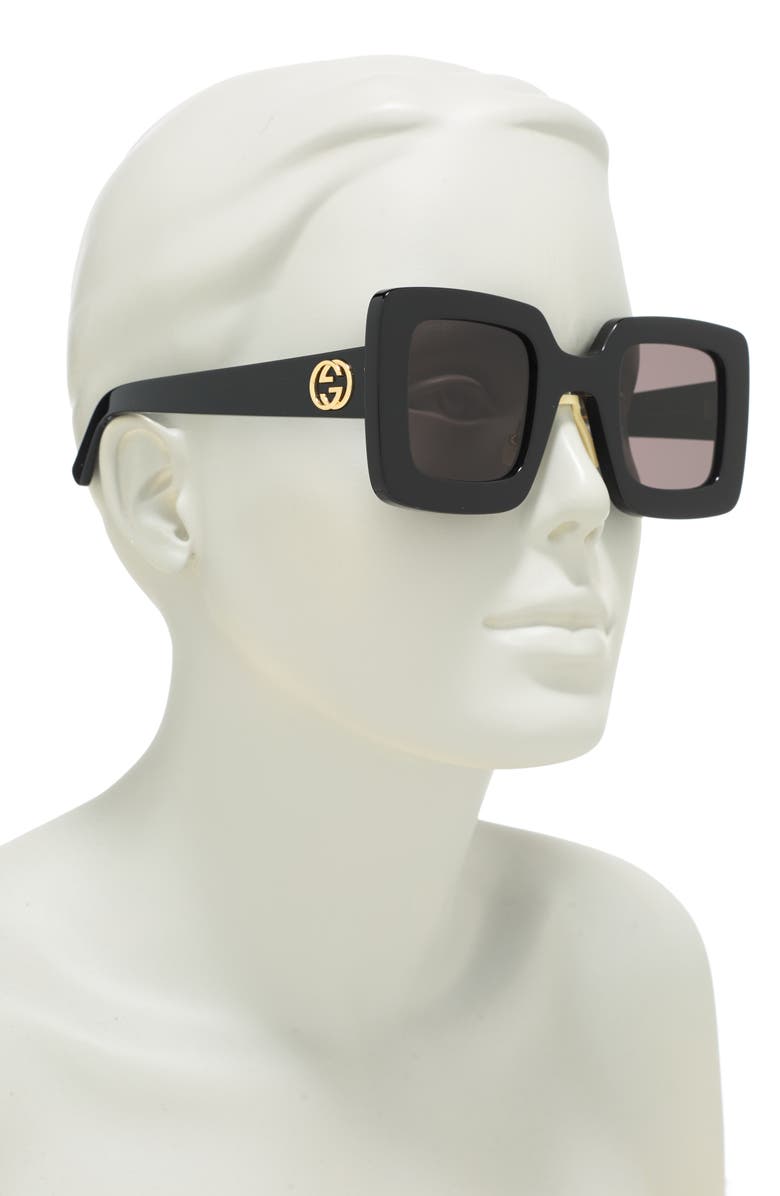 Gucci 46mm Square Sunglasses, Alternate, color,