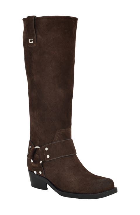 Harness Knee High Boot (Women)