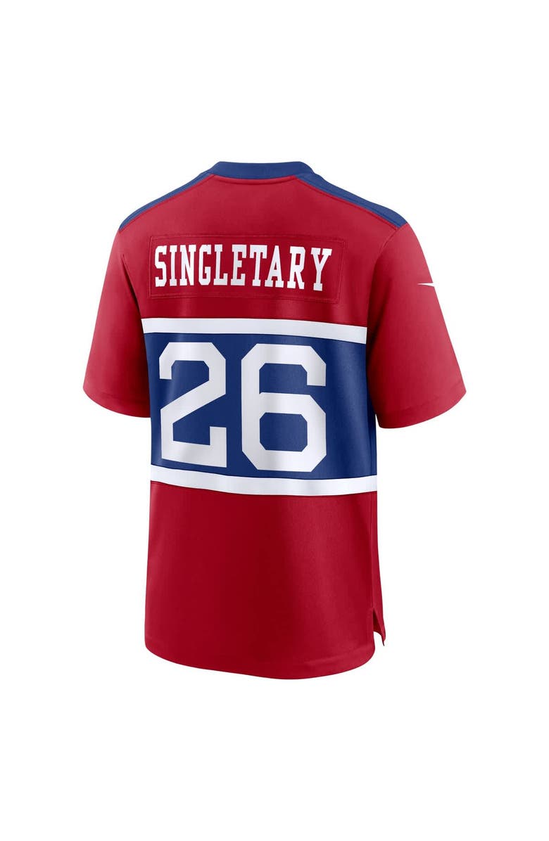 Nike Youth Nike Devin Singletary Century Red New York Giants Alternate Player Game Jersey, Alternate, color, Red