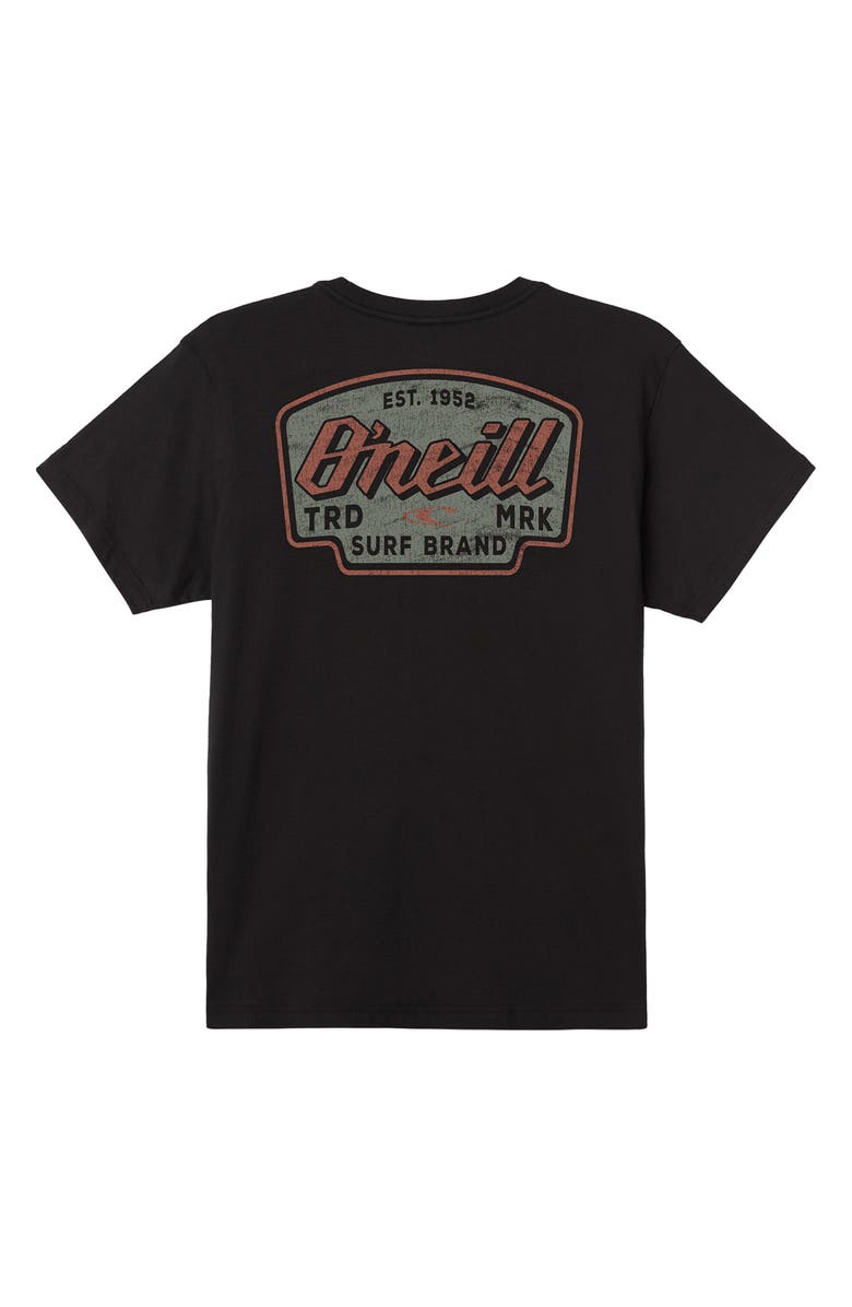 O'Neill Kids' Locksmith Graphic T-Shirt, Alternate, color, Black