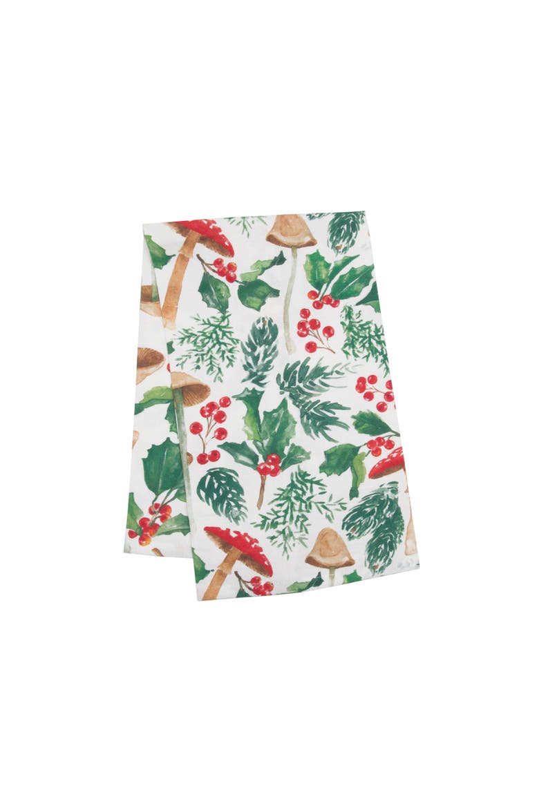 Mushroom Meadow Towel, Main, color, Beige