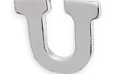 Nashelle Initial Pendant Necklace In Sterling Silver - U