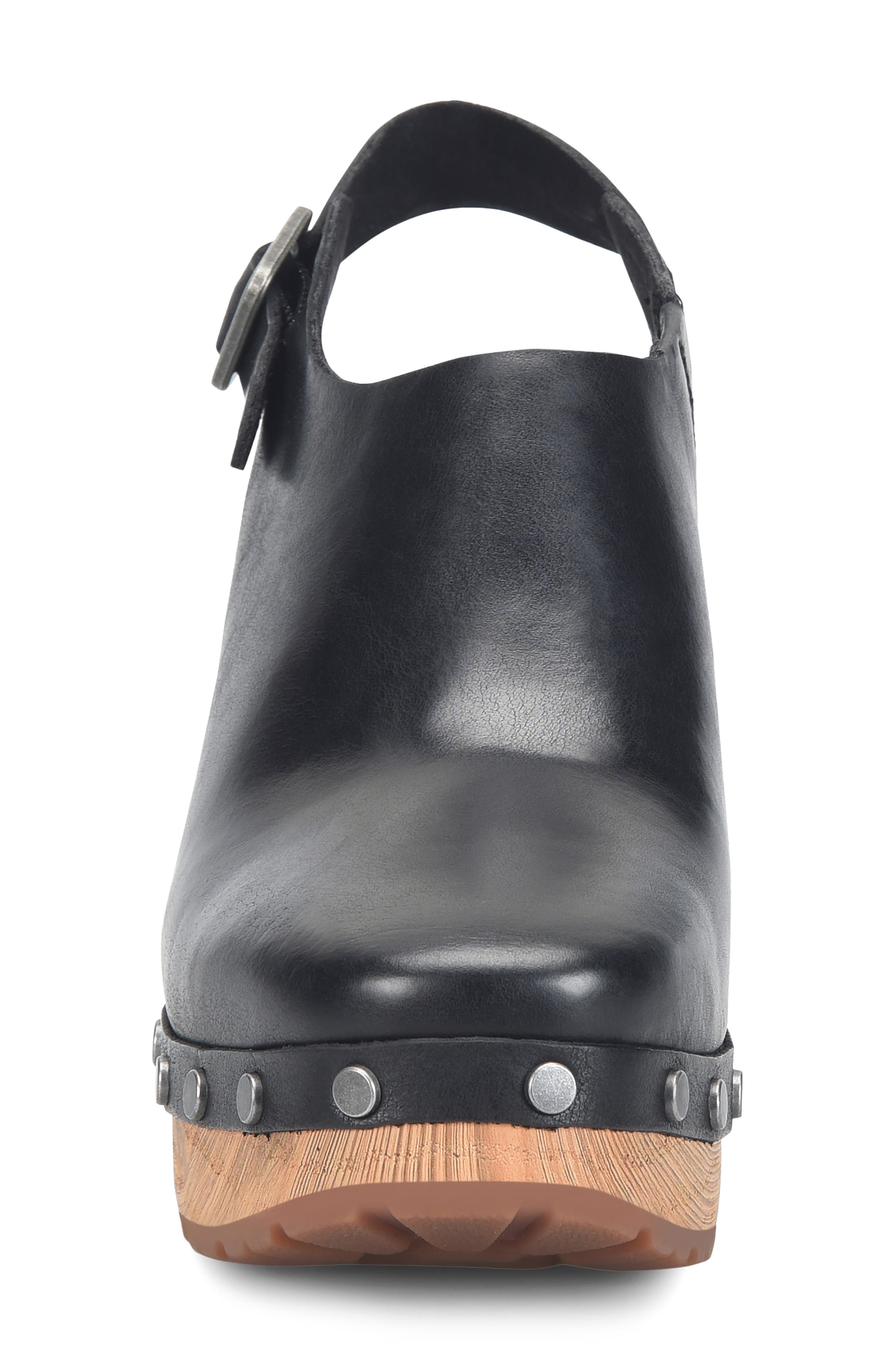 Kork-Ease<sup>®</sup> Sienna Slingback Platform Clog, Alternate, color, Black F/ G