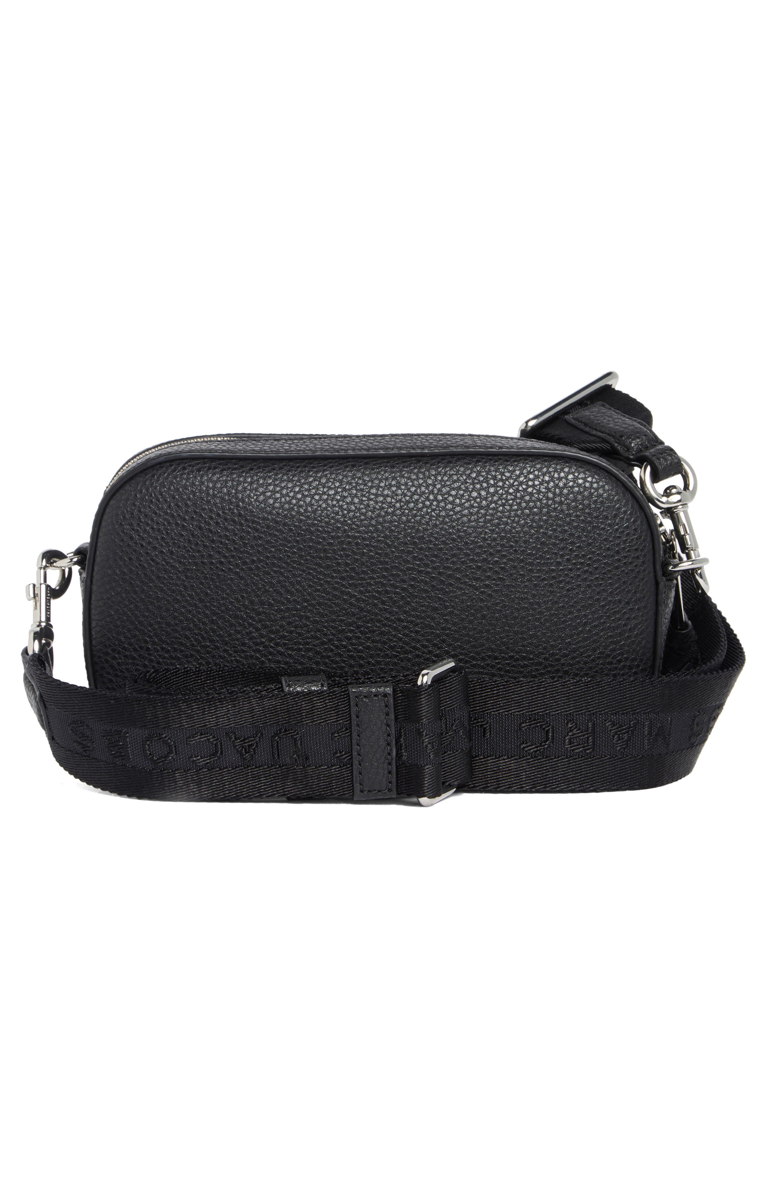 Camera Crossbody Bag, Alternate, color, BLACK