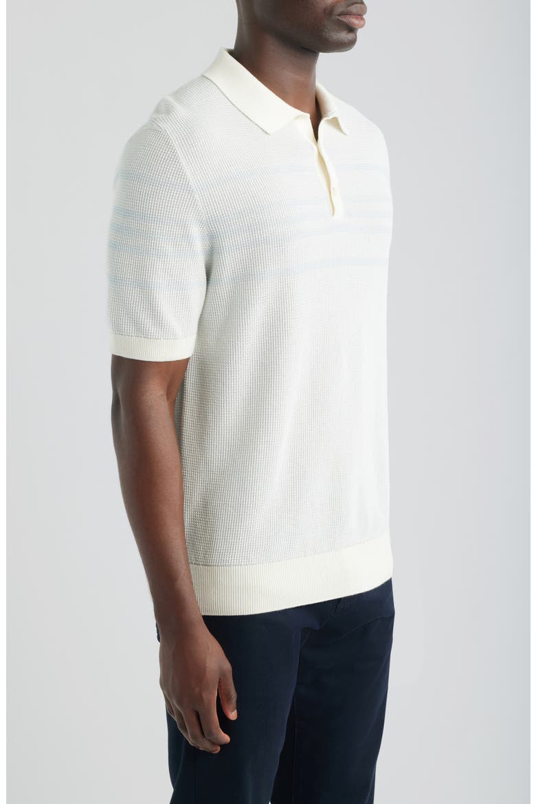 Lancio Polo Sweater, Alternate, color, OPEN WHITE