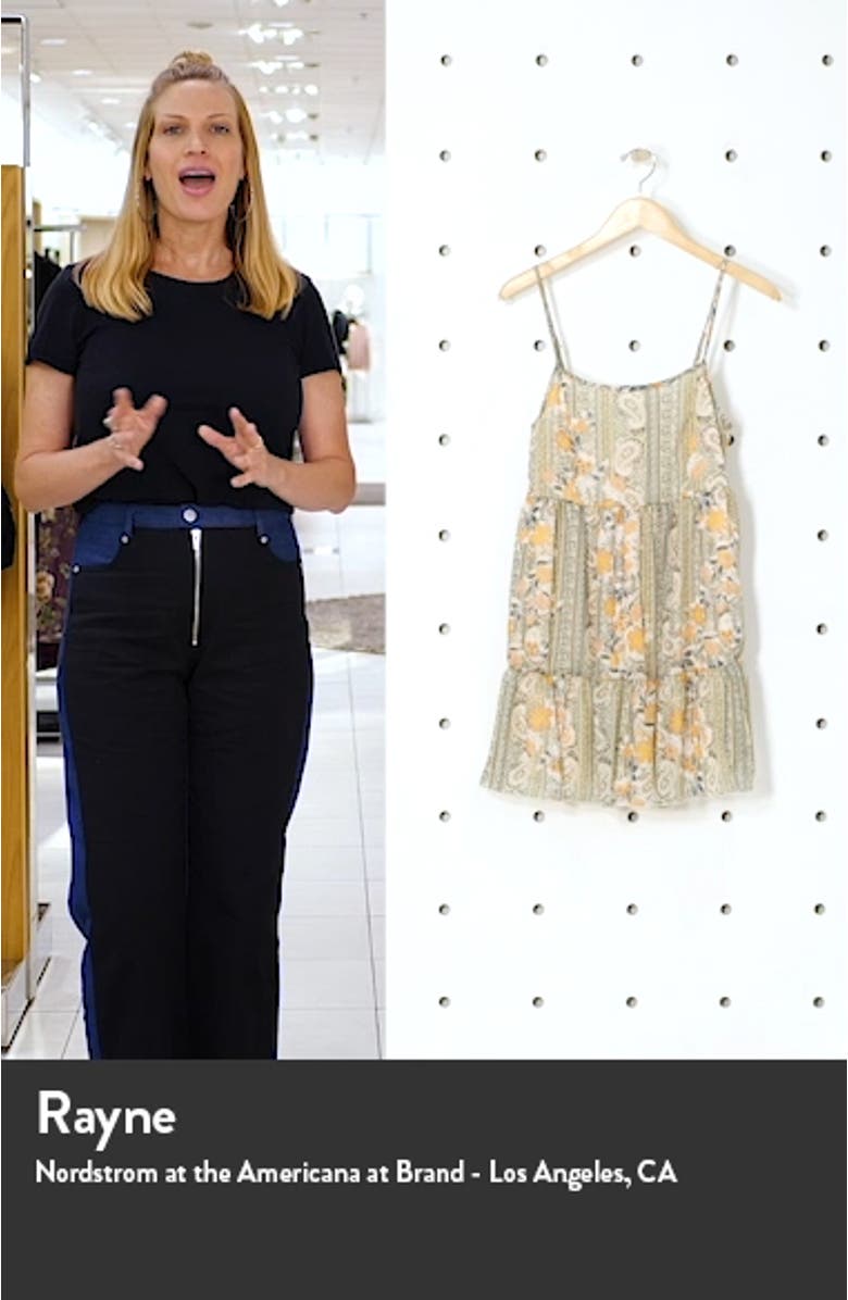 Paisley Stripe Minidress, sales video thumbnail