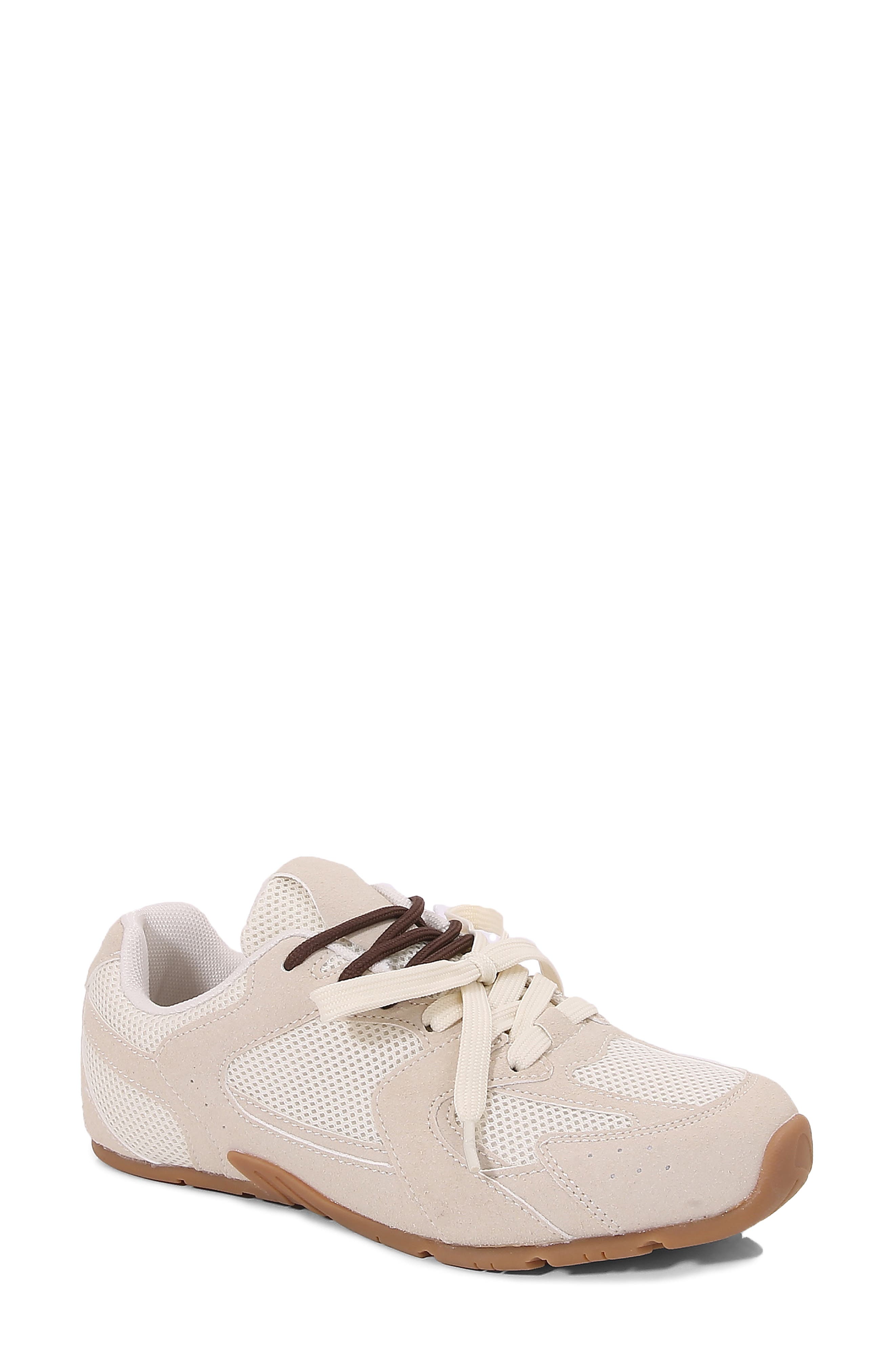 Lula Double Lace Sneaker, Main, color, BEIGE