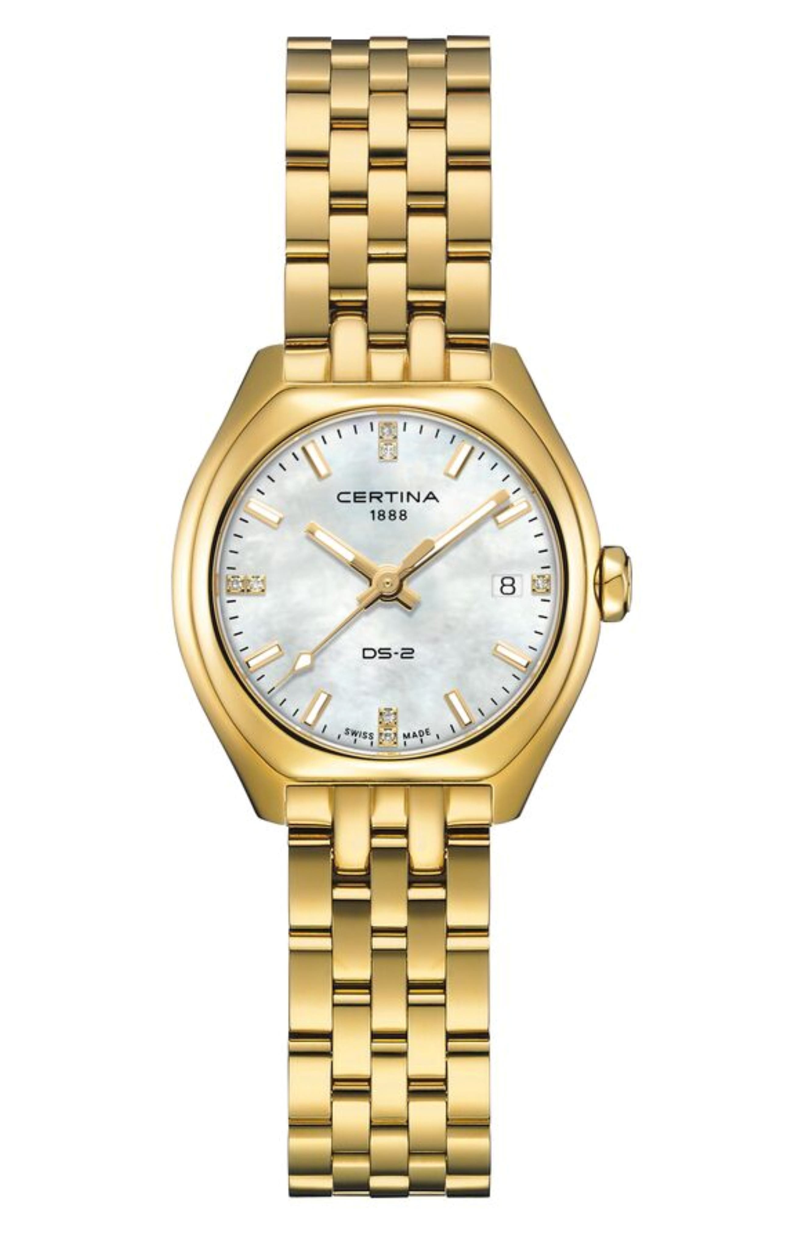 SATINLESS STEEL YELLOW GOLD