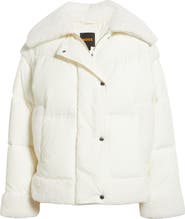 BOSS Orange Pajuna Faux Fur Lined Puffer Jacket