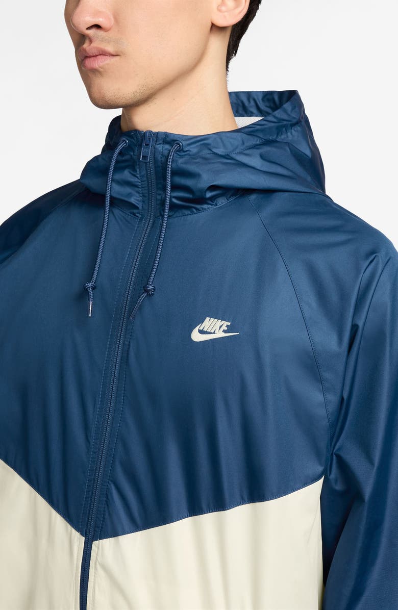 Nike Windrunner Hooded Lined Jacket, Alternate, color, Court Blue/ Sail