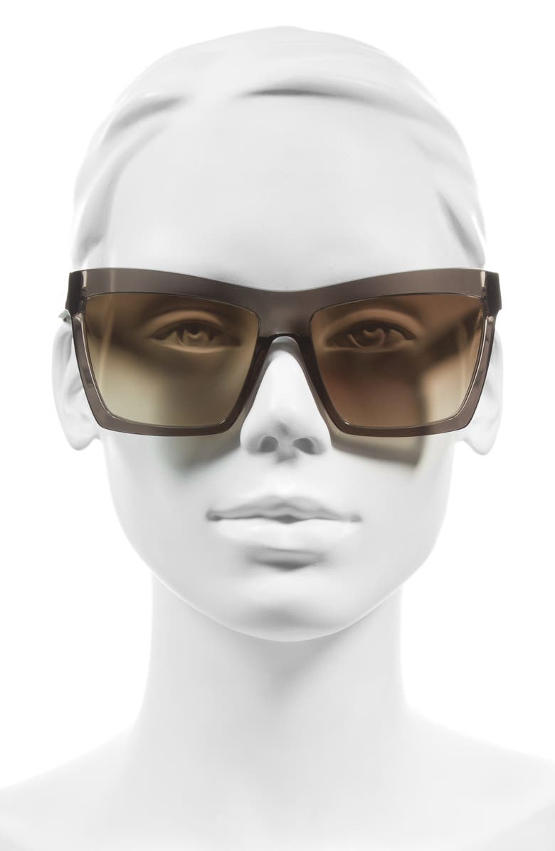 Balenciaga 60mm Oversize Sunglasses, Alternate, color, 