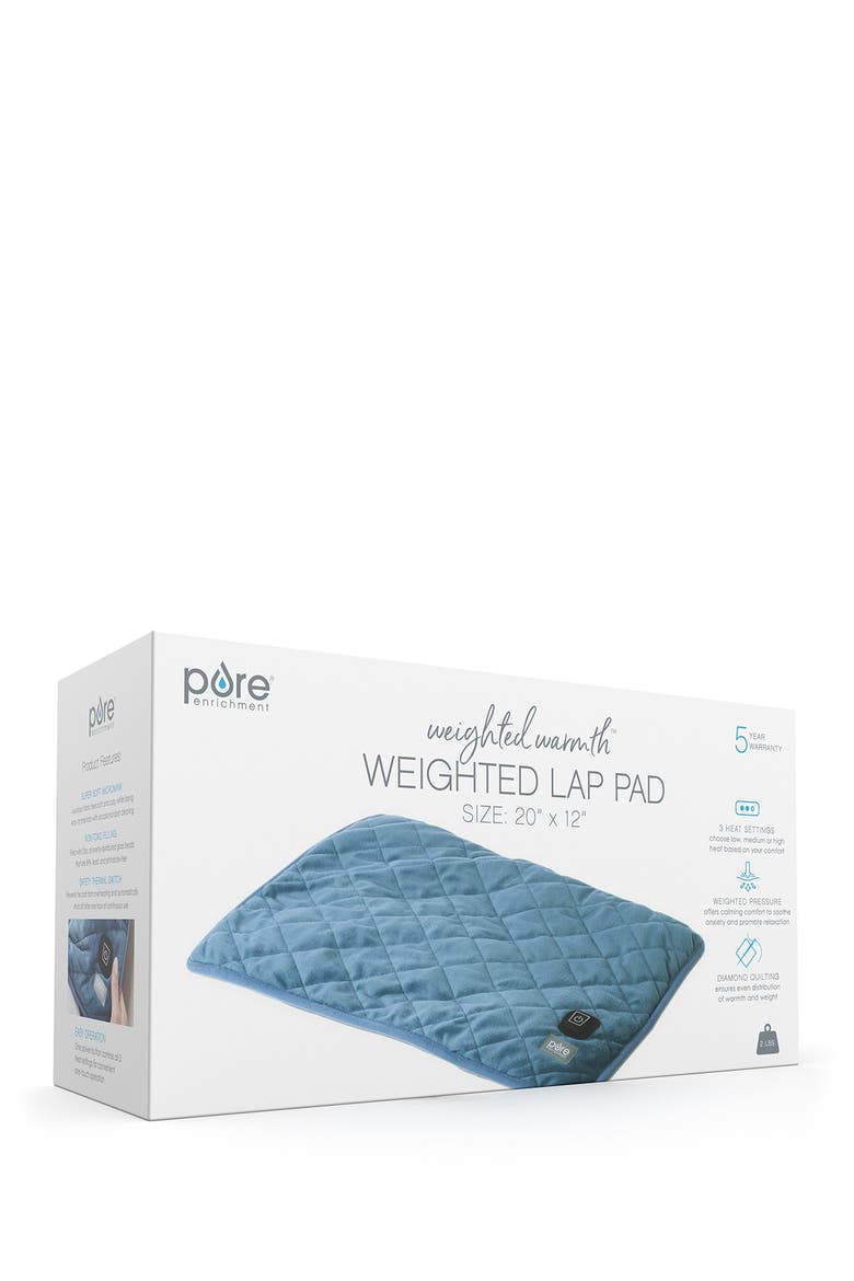 Weighted Warmth Lap Pad, Main, color, NAVY