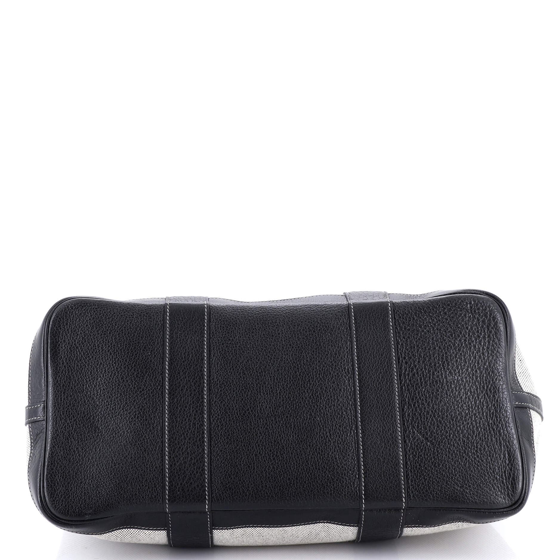 Pre-Owned Hermes Garden Party Tote Toile and Leather 36, Alternate, color, 